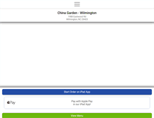 Tablet Screenshot of chinagardenwb.com